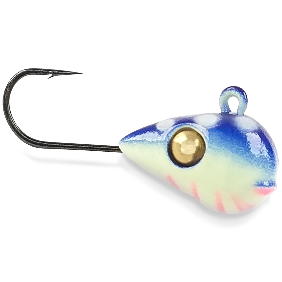 Acme Tungsten Sling Blade Ice Fishing Jig - Glow Smurf, 3/32oz - Glow Smurf 8 Acme Tungsten Sling Blade Ice Fishing Jig - Glow Smurf, 3/32oz - Glow Smurf 8