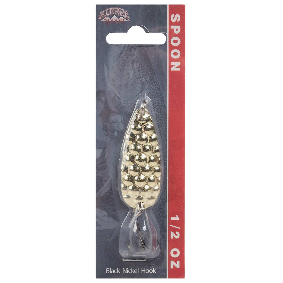 Adams Built Sierra Special Casting Spoon - Ham Brass, 1/2oz - Ham Brass Adams Built Sierra Special Casting Spoon - Ham Brass, 1/2oz - Ham Brass
