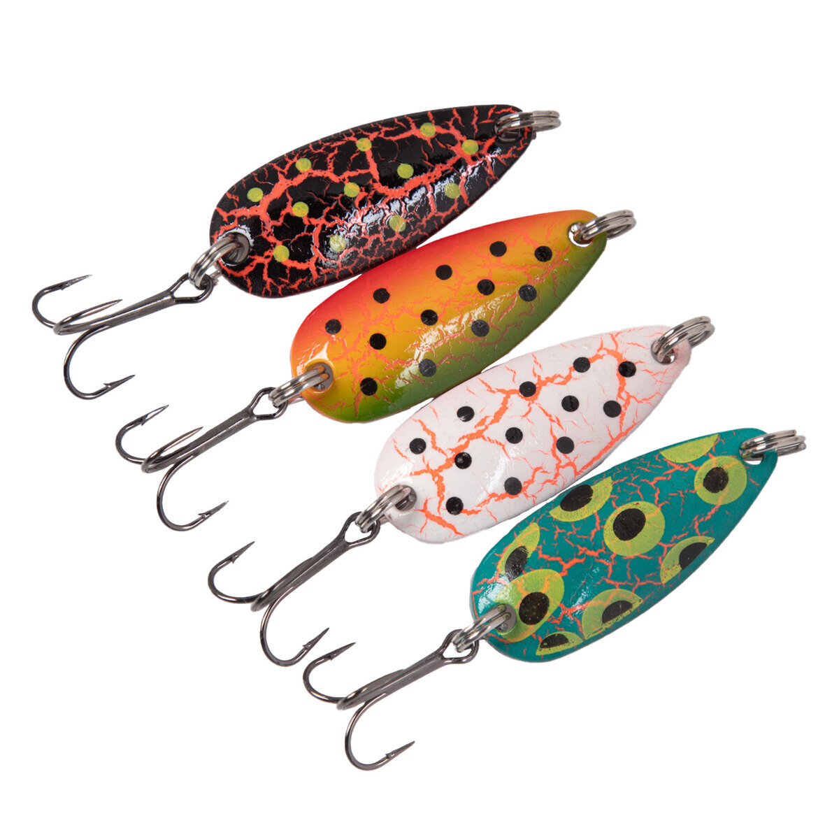 Built Spoon Adamsbuilt Sierra Casting Spoon 4 Packs - Bleeding Series, 7/8oz, 4in ...