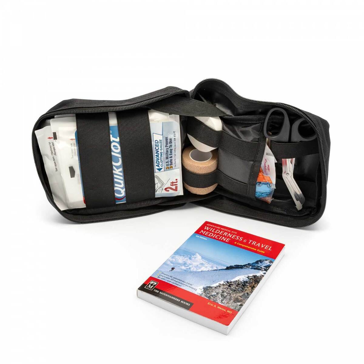 Adventure Medical Kit MOLLE Bag Trauma Kit 1.0 - Black 7.87in x 5.51in x 3.54in Adventure Medical Kit MOLLE Bag Trauma Kit 1.0 - Black 7.87in x 5.51in x 3.54in
