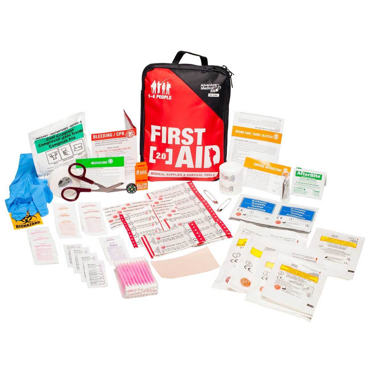 First Aid Pathfinder Kit Adventure Medical Kits Adventure First Aid 2.0 - 102 Pieces | Sportsman ...