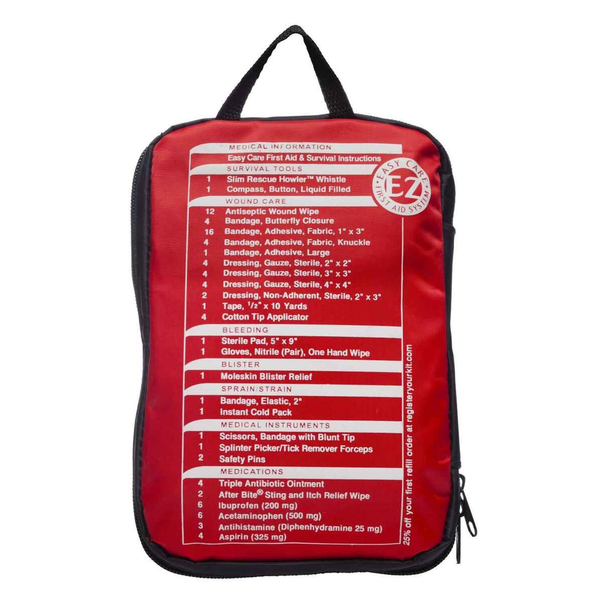Adventure Medical Kits Adventure First Aid 2.0 - 102 Pieces - Red Adventure Medical Kits Adventure First Aid 2.0 - 102 Pieces - Red