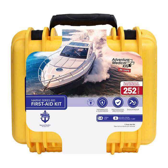 Adventure Medical Kits Marine 600 First Aid Kit - 252 Pieces - Yellow Adventure Medical Kits Marine 600 First Aid Kit - 252 Pieces - Yellow