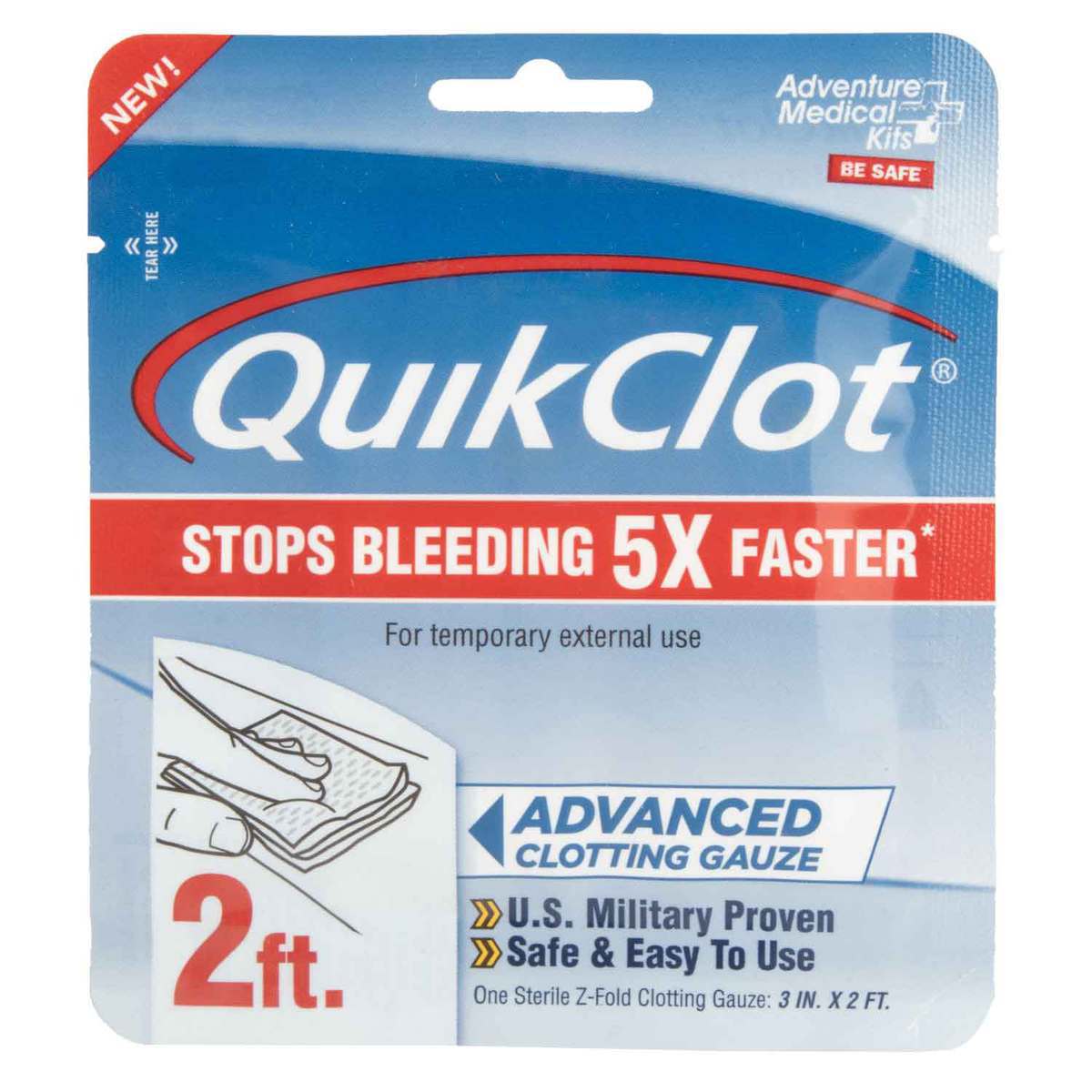 Adventure Medical Kits QuikClot Gauze Adventure Medical Kits QuikClot Gauze