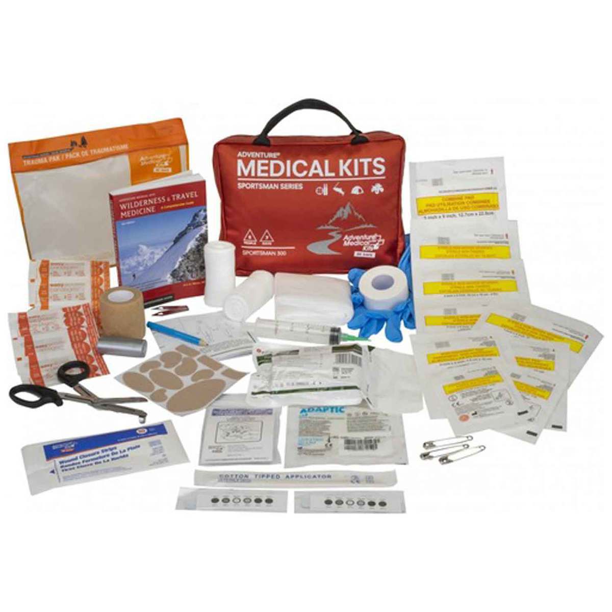 Adventure Medical Kits Sportsman 300 First Aid Kit - 128 Pieces - Red Adventure Medical Kits Sportsman 300 First Aid Kit - 128 Pieces - Red