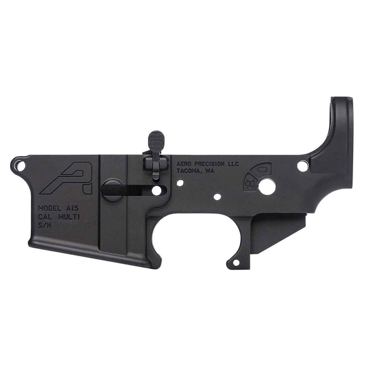 Aero Precision Ambidextrous Black Anodized Stripped Lower Rifle Receiver Aero Precision Ambidextrous Black Anodized Stripped Lower Rifle Receiver
