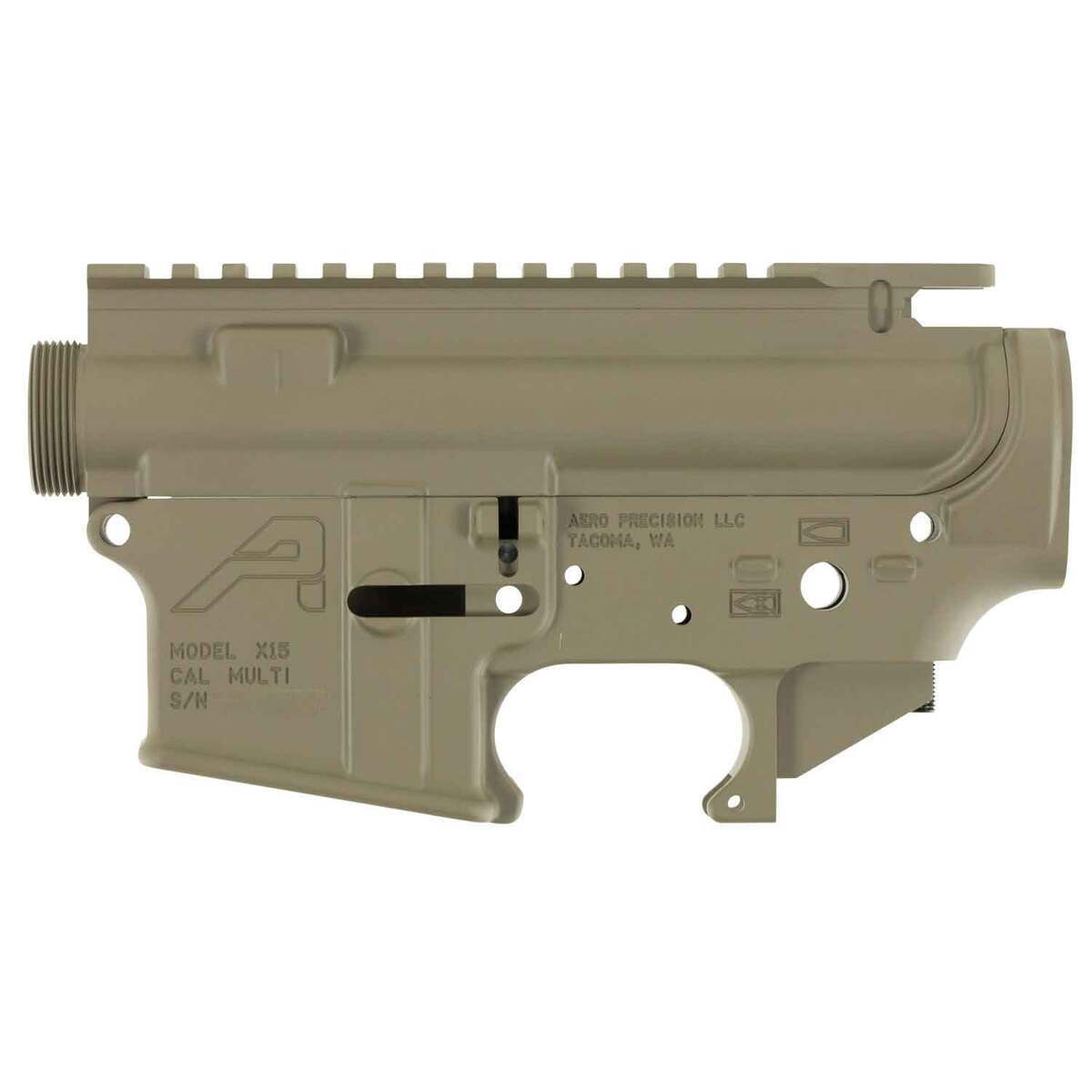 Aero Precision AR-15 Flat Dark Earth Cerakote Rifle Receiver Set Aero Precision AR-15 Flat Dark Earth Cerakote Rifle Receiver Set