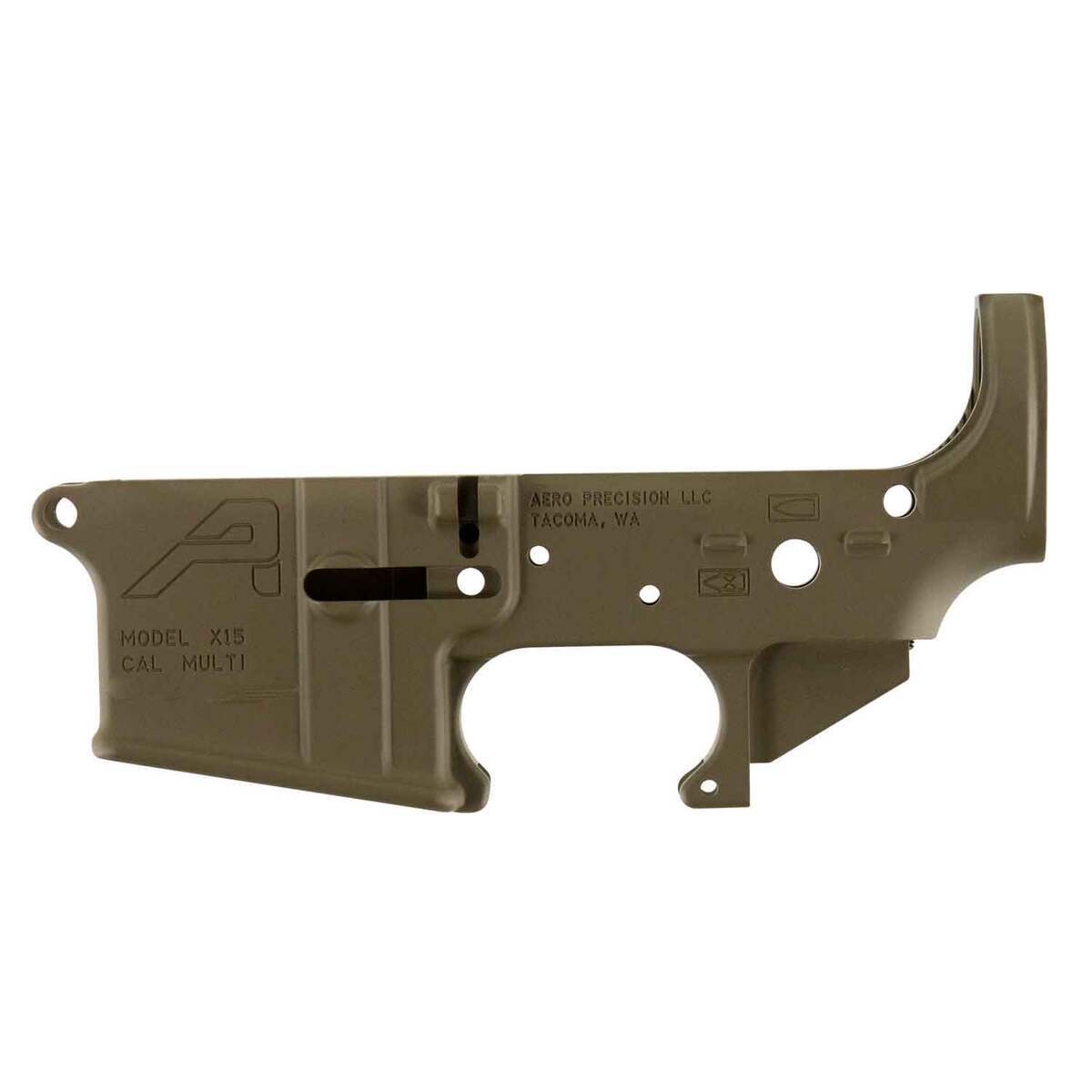 Aero Precision AR15 Gen 2 Flat Dark Earth Cerakote Stripped Lower Rifle Receiver Aero Precision AR15 Gen 2 Flat Dark Earth Cerakote Stripped Lower Rifle Receiver
