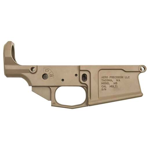 Aero Precision M5 Flat Dark Earth Cerakote Stripped Lower Rifle Receiver