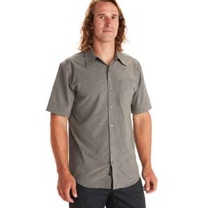 Marmot Men's Aerobora Short Sleeve Shirt - Cinder - S