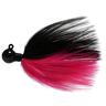 Aerojig Fire Flies Marabou Flash Steelhead/Salmon Jig - Black & Pink w/ Red Light Stick, 1/4oz - Black & Pink w/ Red Light Stick 1/0