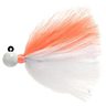 Aerojig Fire Flies Marabou Flash Steelhead/Salmon Jig - Peach & Pearl w/ Red Light Stick, 1/8oz - Peach & Pearl w/ Red Light Stick 1/0