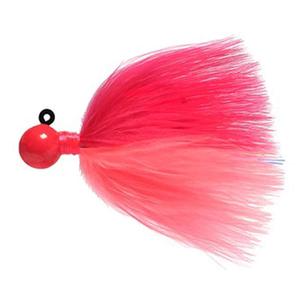 Fire Flies Marabou Flash Steelhead/Salmon Jig - Pink on Pink w/ Red Light Stick, 1/4oz