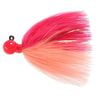Aerojig Fire Flies Marabou Flash Steelhead/Salmon Jig - Pink & Peach w/ Red Light Stick, 1/4oz - Pink & Peach w/ Red Light Stick 1/0