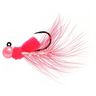 AEROJIG Hackle Steelhead/Salmon Jig - Pink & White, 1/8oz - Pink & White 1