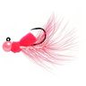 Aerojig Hackle Steelhead/Salmon Jig - Pink & White, 1/4oz - Pink & White 1/0