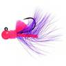 Aerojig Hackle Steelhead/Salmon Jig - Purple & Pink, 1/8oz - Purple & Pink 1