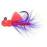 Aerojig Hackle Steelhead/Salmon Jig - Red/Purple, 1/8oz - Red/Purple 1