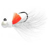Aerojig Hackle Steelhead/Salmon Jig - White & Orange, 1/8oz - White & Orange 1