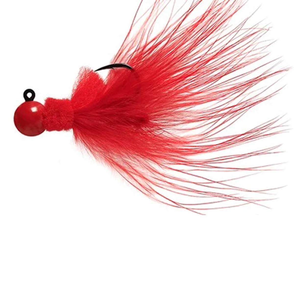 Aerojig Marabou Steelhead/Salmon Jig - Red, 1/8oz - Red 1 Aerojig Marabou Steelhead/Salmon Jig - Red, 1/8oz - Red 1