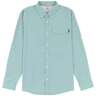 AFTCO Men's Ace Button Down Long Sleeve Fishing Shirt - Aquifer - L - Aquifer L