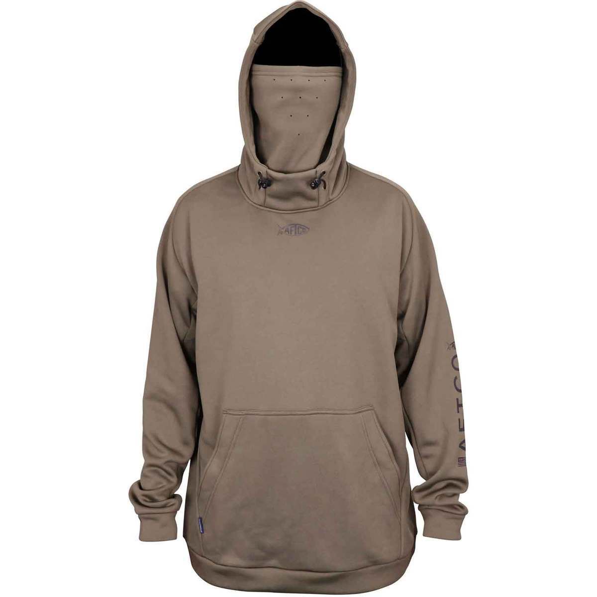 AFTCO Men's Reaper Technical Integrated Facemask Fishing Hoodie AFTCO Men's Reaper Technical Integrated Facemask Fishing Hoodie