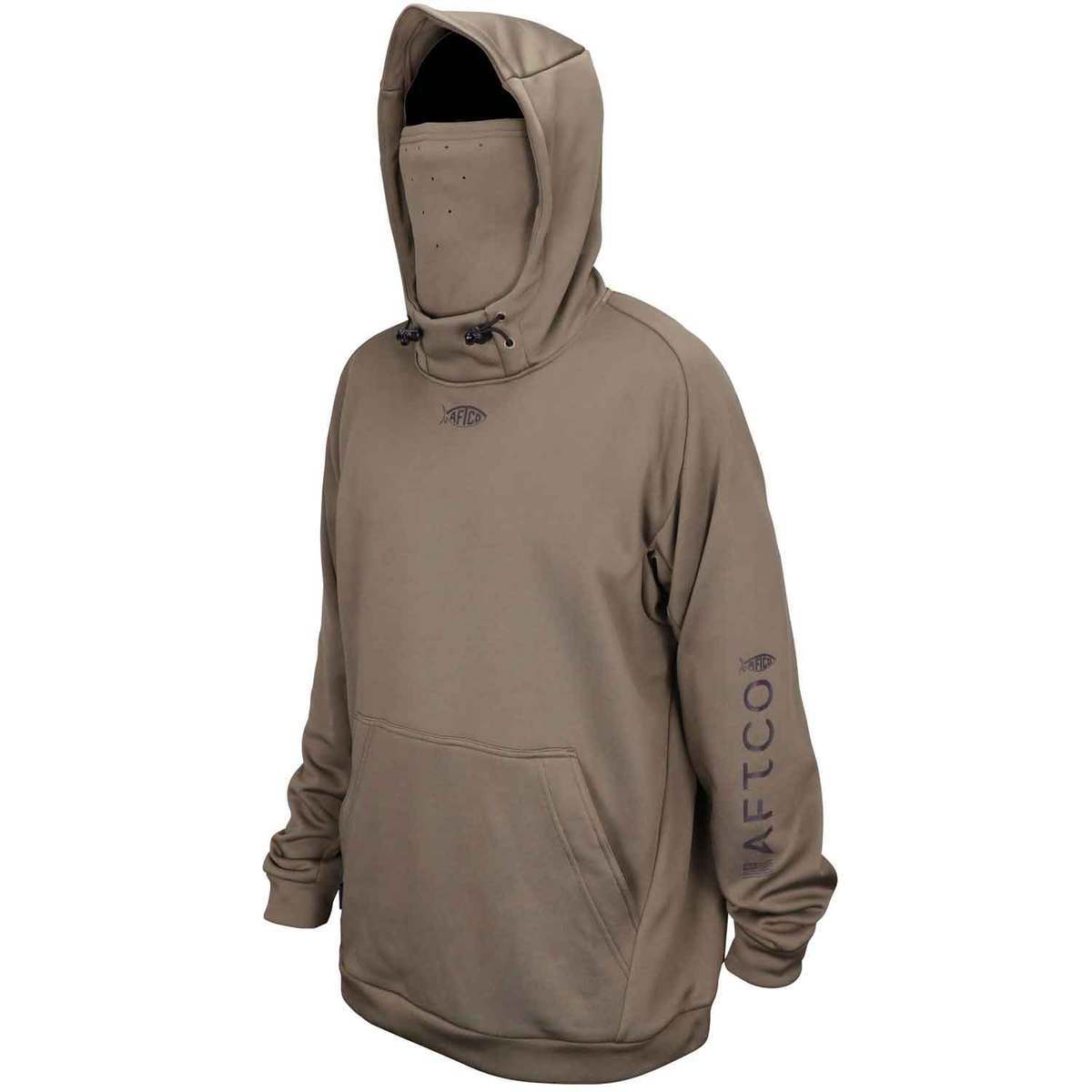 AFTCO Men's Reaper Technical Integrated Facemask Fishing Hoodie AFTCO Men's Reaper Technical Integrated Facemask Fishing Hoodie