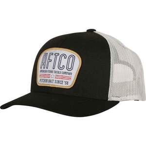 AFTCO Men's Waterborne Trucker Hat - Black - One Size Fits Most