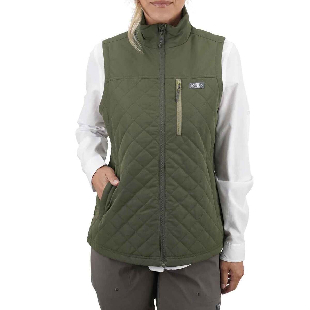 AFTCO Women's Crosswind Puff Casual Vest AFTCO Women's Crosswind Puff Casual Vest