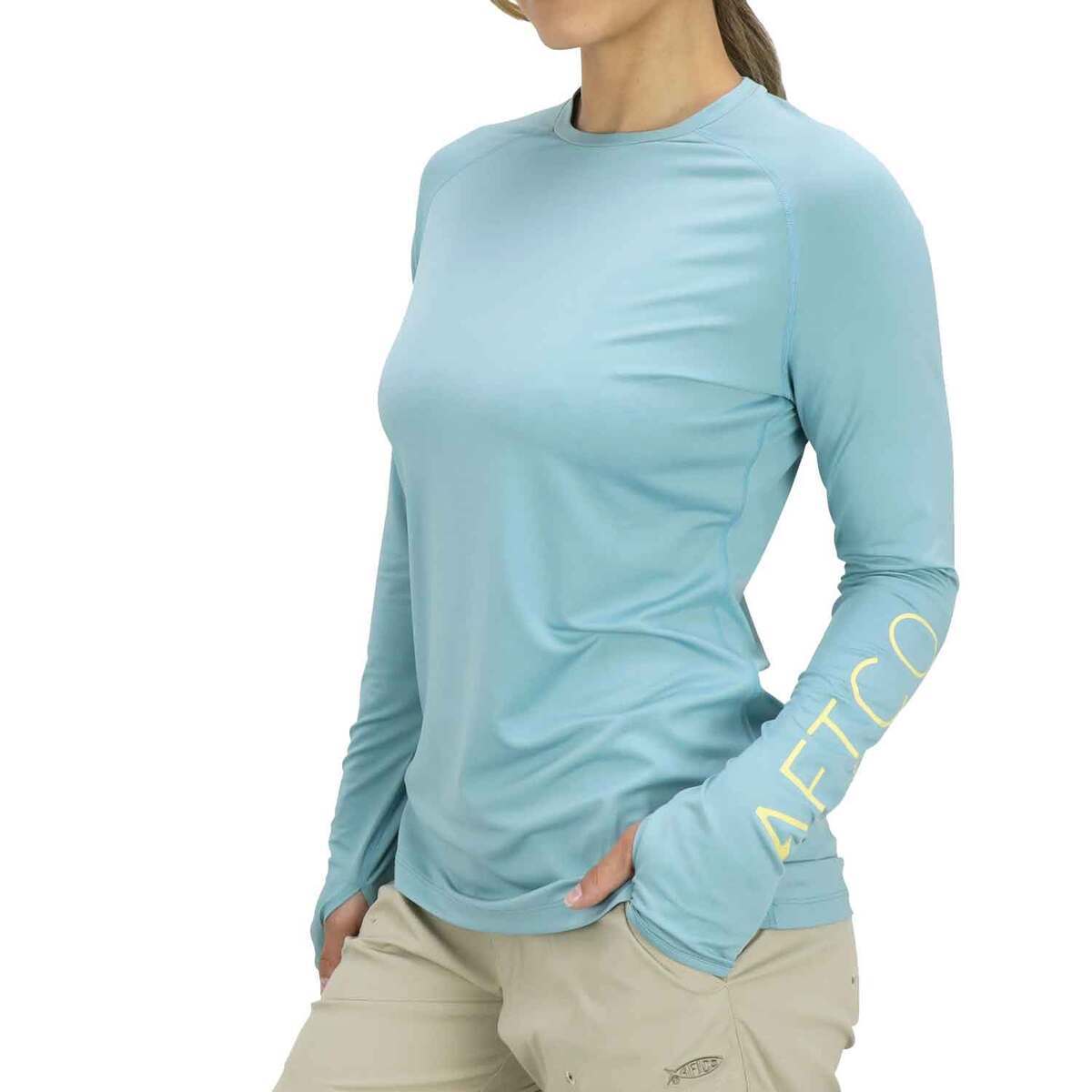 AFTCO Women's Samurai Sun Protection Long Sleeve Fishing Shirt AFTCO Women's Samurai Sun Protection Long Sleeve Fishing Shirt