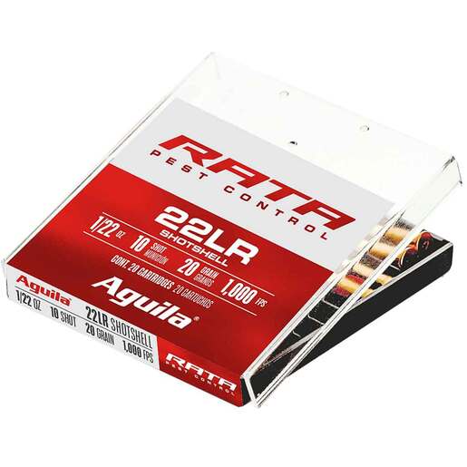Aguila Rata 22 Long Rifle 20gr Rimfire Ammo – 20 Rounds