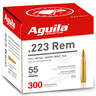 Aguila 223 Remington 55gr FMJ Rifle Ammo - 300 Rounds