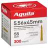 Aguila 5.56mm NATO 55gr FMJBT Rifle Ammo -  300 Rounds