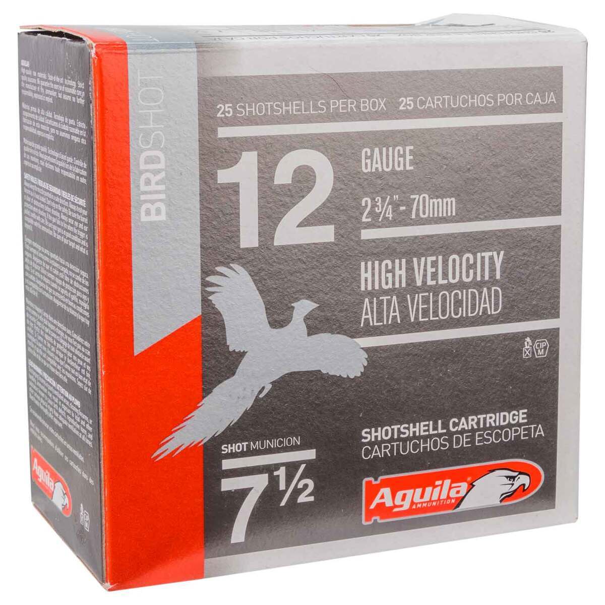 Aguila Bird Shot 12 Gauge 2-3/4in #7.5 1-1/4oz Upland Shotshells - 25 ...