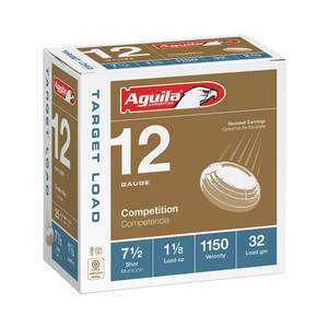 Aguila Competition 12 Gauge 2-3/4in #7.5 1-1/8oz Target Shotshells - 25 Rounds