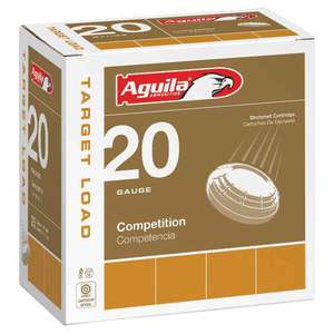 Aguila Competition 20 Gauge 2-3/4in #7.5 7/8oz Target Shotshells - 25 Rounds