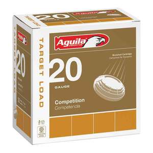 Aguila Competition 20 Gauge 2-3/4in #8 7/8oz Target Shotshells - 25 Rounds