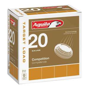Aguila Competition 20 Gauge 2-3/4in #8 7/8oz Target Shotshells - 25 Rounds Aguila Competition 20 Gauge 2-3/4in #8 7/8oz Target Shotshells - 25 Rounds