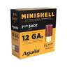 Mini Shotshells Aguila Minishell 12 Gauge 1-3/4in #7.5 Target Shotshells - 25 Rounds ...