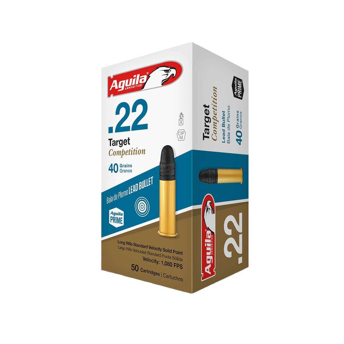 Aguila Target Competition 22 Long Rifle 40gr LSP Rimfire Ammo - 50 Rounds Aguila Target Competition 22 Long Rifle 40gr LSP Rimfire Ammo - 50 Rounds