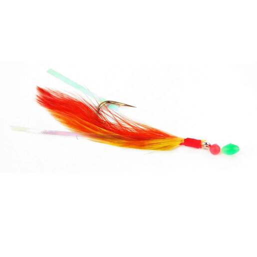Ahi Shrimp Fly Lure Rig - YellowithOrange 5/0 - Ahi