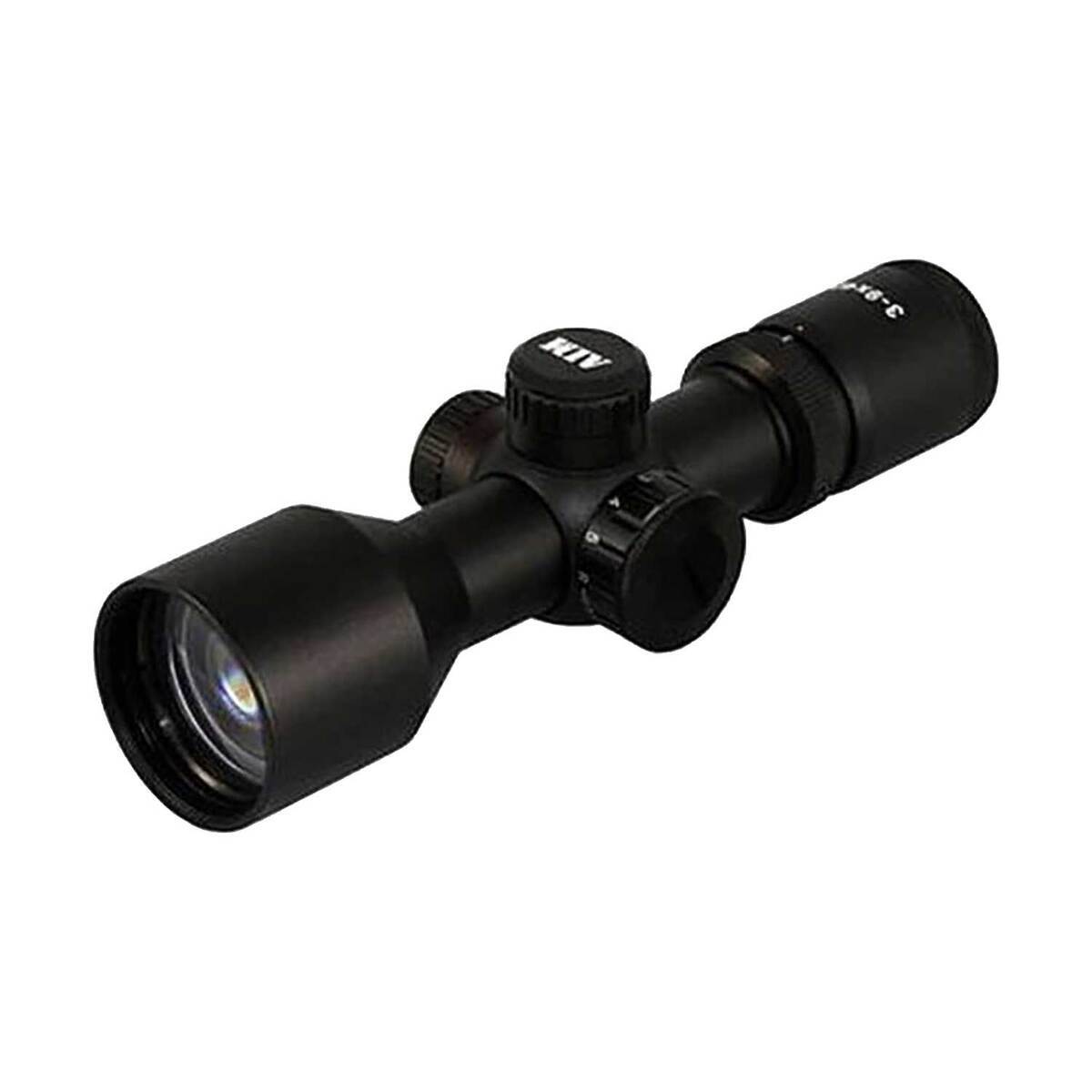 Aim Sports Tactical Compact 3-9x 40mm Rifle Scope - Dual Illuminated ...