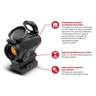 Aimpoint Duty RDS 1x Red Dot - 2 MOA Dot - Black