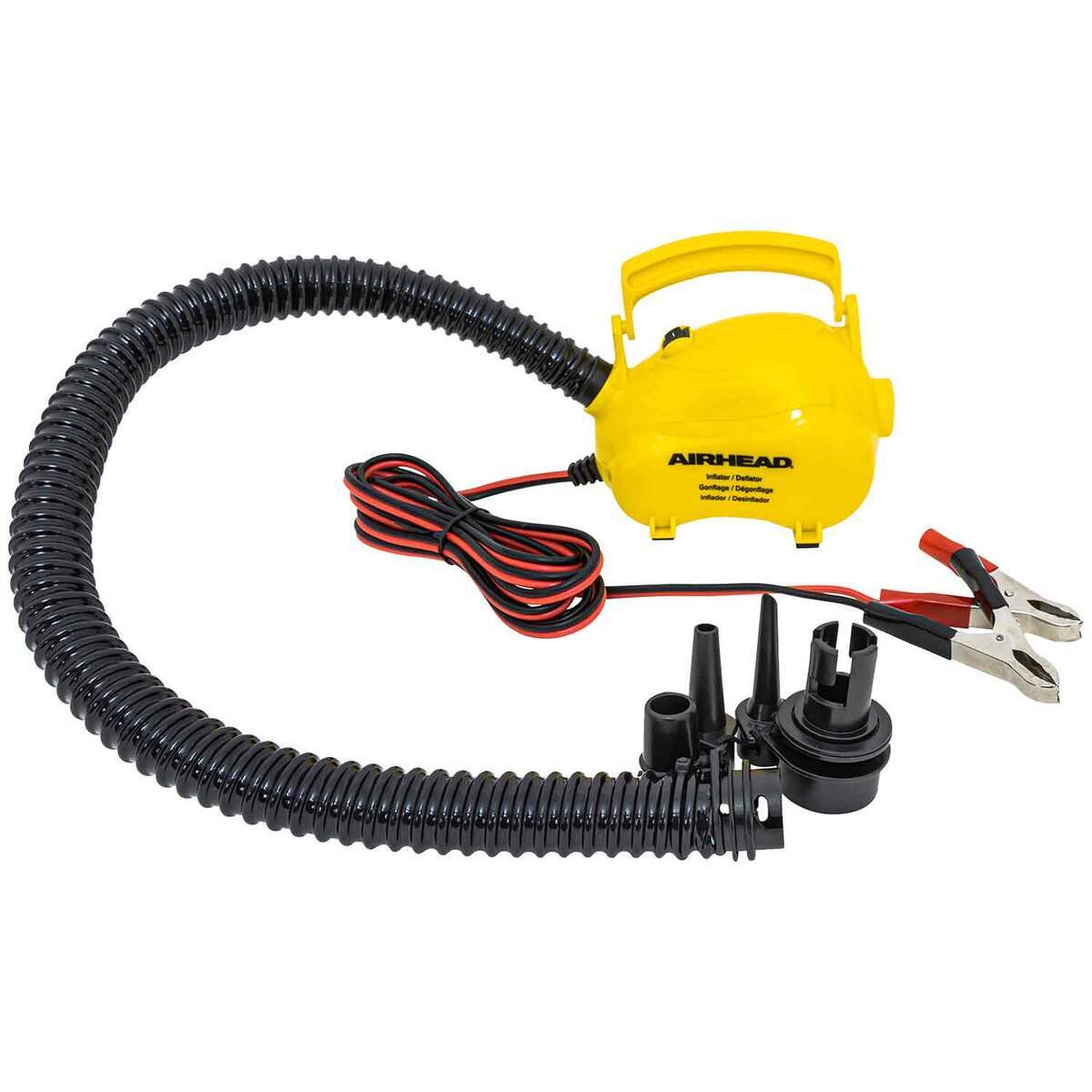 Airhead 12 Volt Pool Float Air Pump - Yellow Airhead 12 Volt Pool Float Air Pump - Yellow