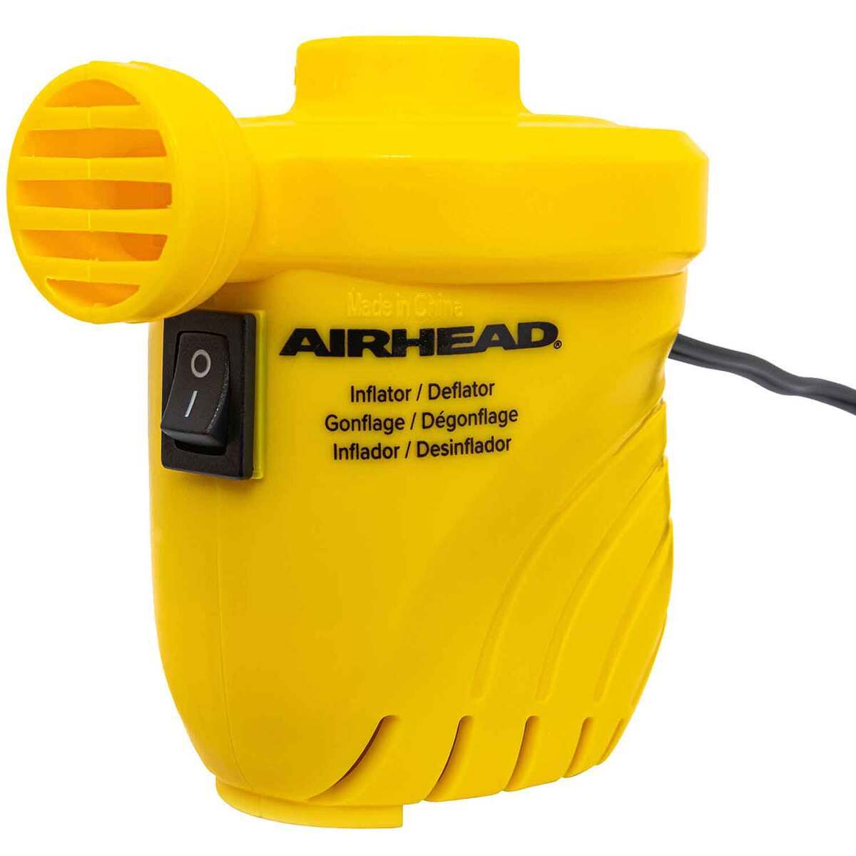 Airhead 12 Volt Pool Float Air Pump - Yellow Airhead 12 Volt Pool Float Air Pump - Yellow
