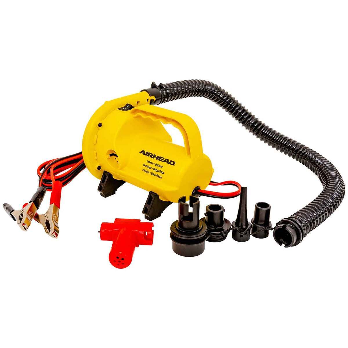 Airhead 12 Volt Towable Air Pump - Yellow Airhead 12 Volt Towable Air Pump - Yellow