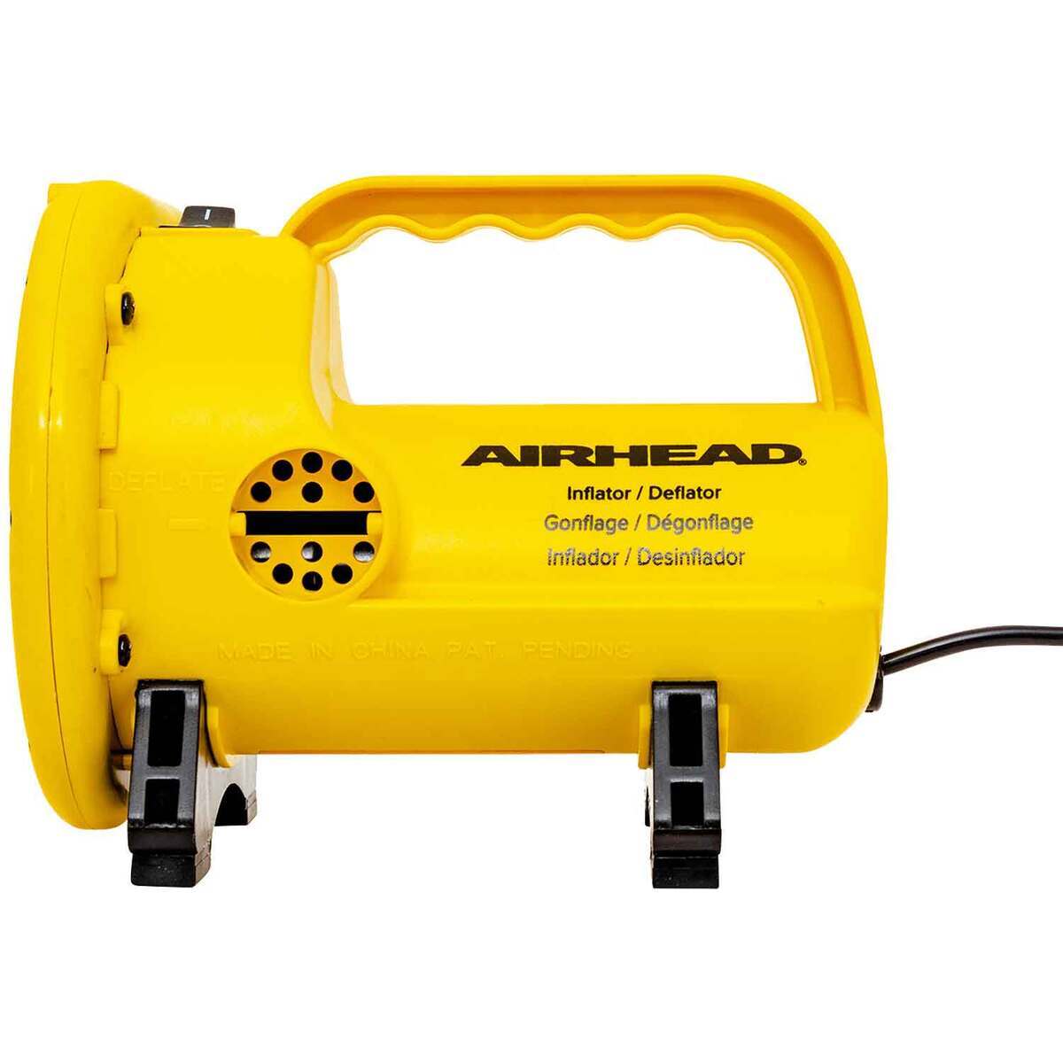 Airhead 12 Volt Towable Air Pump - Yellow Airhead 12 Volt Towable Air Pump - Yellow