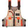 Airhead Angler Paddle Vest Life Jacket - Oversize - Tan Adult Oversize