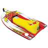 Airhead Big EZ Ski 1 Person Beginner Water Skis - Red/Yellow/White