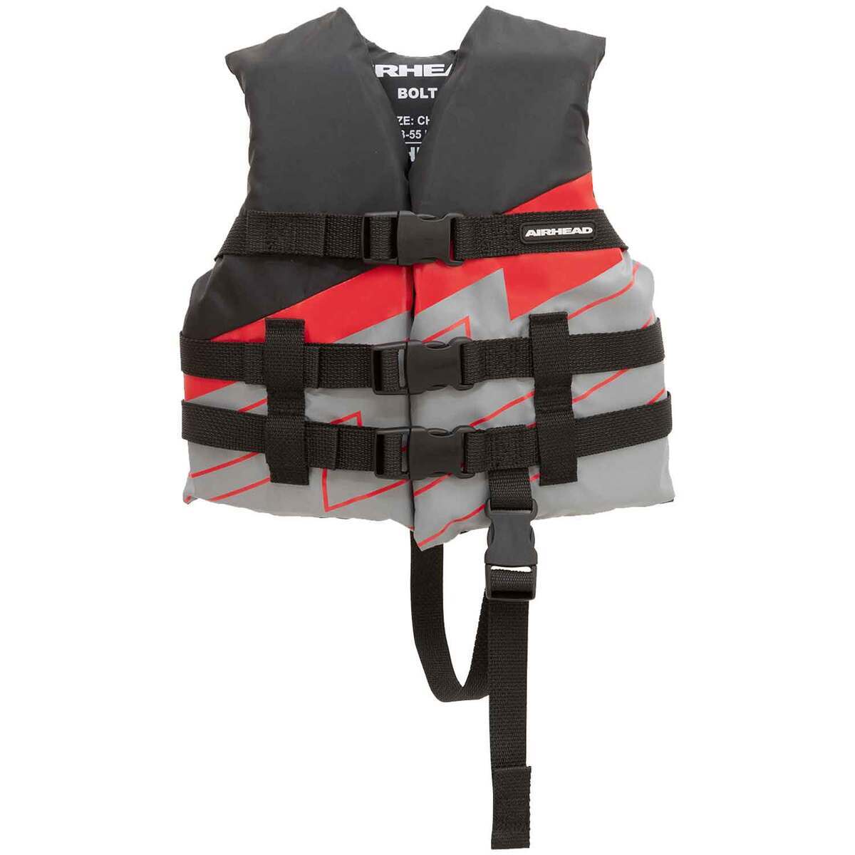 Airhead Bolt Life Jacket - Child - Black/Gray Child Airhead Bolt Life Jacket - Child - Black/Gray Child